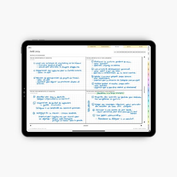 2024-2025 Planner digital - Le Planner Coach de Vie - Horizontal – Image 2