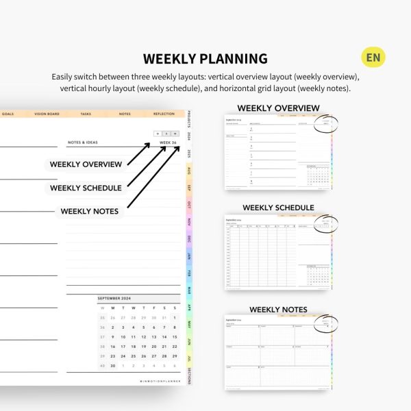 2024-2025 Planner digital - Le Planner Coach de Vie - Horizontal – Image 25