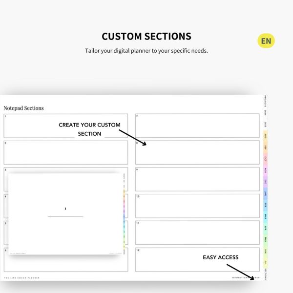 2024-2025 Planner digital - Le Planner Coach de Vie - Horizontal – Image 31