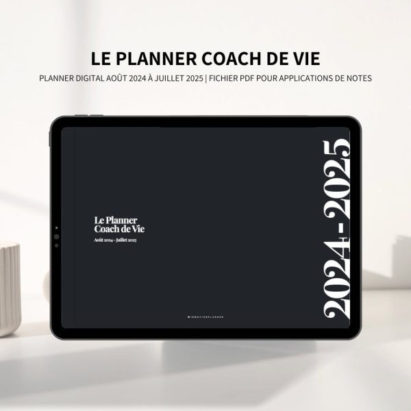 2024-2025 Planner digital - Le Planner Coach de Vie - Horizontal – Image 4