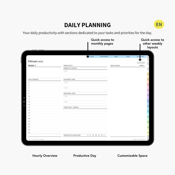 2024-2025 Planner digital - Le Planner Coach de Vie - Horizontal – Image 29