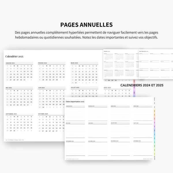 2024-2025 Planner digital - Le Planner Coach de Vie - Horizontal – Image 6