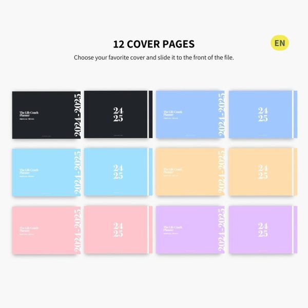 2024-2025 Planner digital - Le Planner Coach de Vie - Horizontal – Image 33