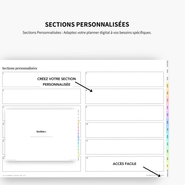 2024-2025 Planner digital - Le Planner Coach de Vie - Horizontal – Image 15