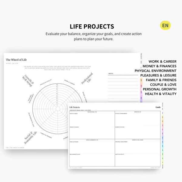 2024-2025 Planner digital - Le Planner Coach de Vie - Horizontal – Image 23