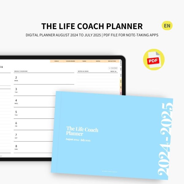 2024-2025 Planner digital - Le Planner Coach de Vie - Horizontal – Image 21
