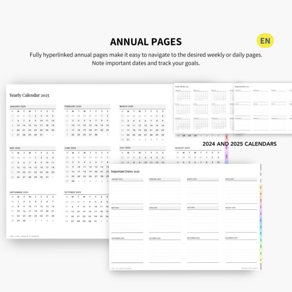 2024-2025 Planner digital - Le Planner Coach de Vie - Horizontal – Image 22