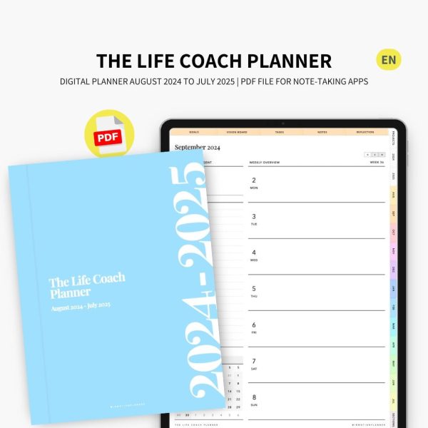 2024-2025 Planner digital - Le Planner Coach de Vie - Vertical – Image 15