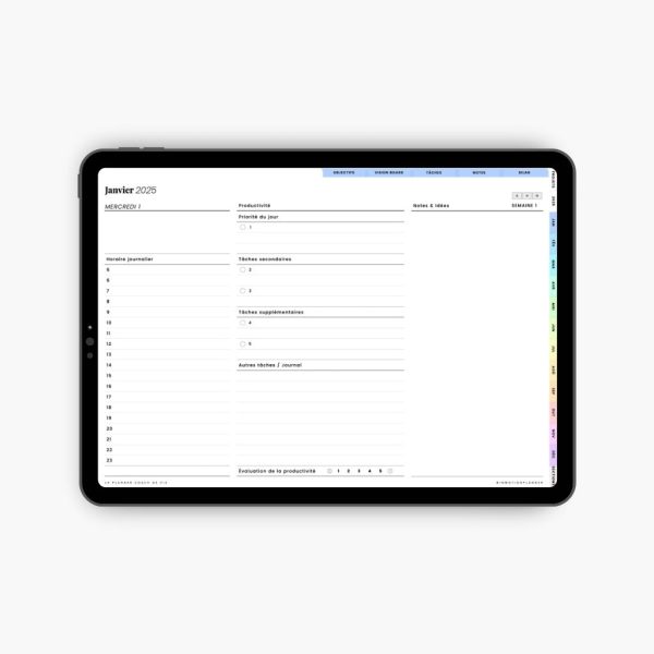 2025 Planner digital - Le Planner Coach de Vie - Horizontal – Image 2