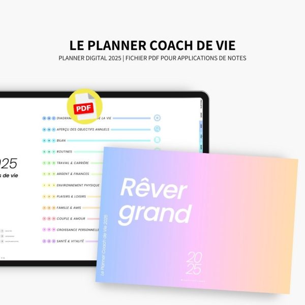 2025 Planner digital - Le Planner Coach de Vie - Horizontal – Image 3