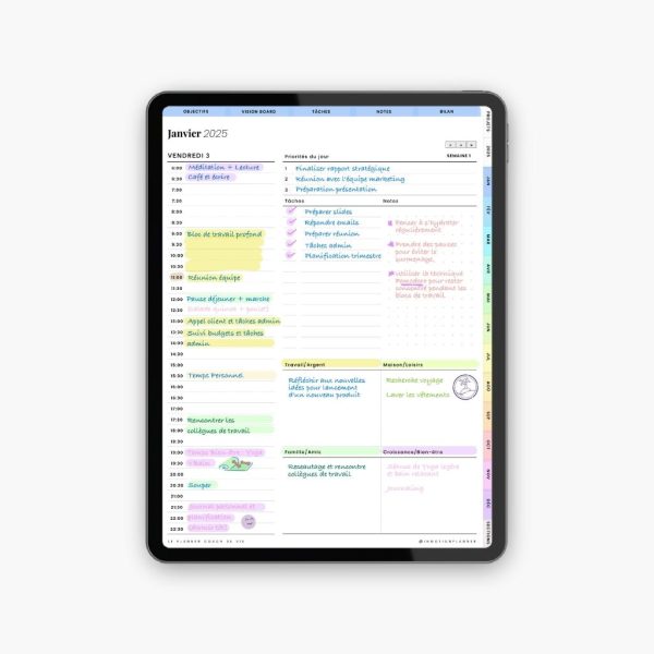 2025 Planner digital - Le Planner Coach de Vie - Vertical – Image 2