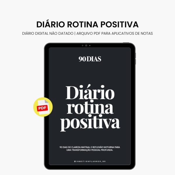 Diário Rotina Positiva - 90 dias (Portugais) – Image 9