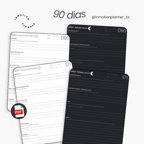 Diário Rotina Positiva - 90 dias (Portugais) – Image 5