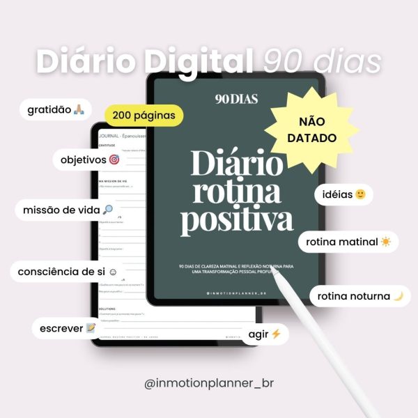 Diário Rotina Positiva - 90 dias (Portugais) – Image 4