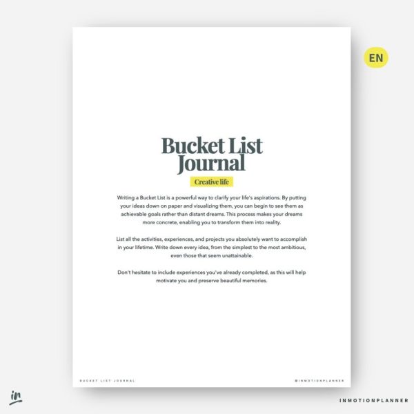 Journal Bucket List – Image 16