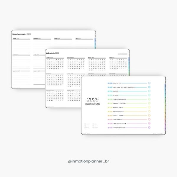 Planner Digital 2025 - Planner de Vida - Horizontal (Portugais) – Image 4