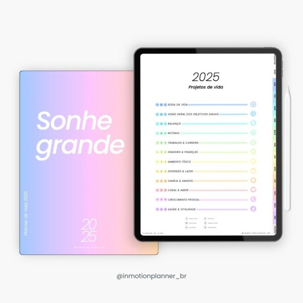 Planner Digital 2025 - Planner de Vida - Vertical (Portugais) – Image 5