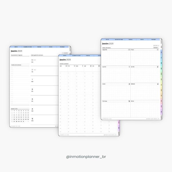 Planner Digital 2025 - Planner de Vida - Vertical (Portugais) – Image 10
