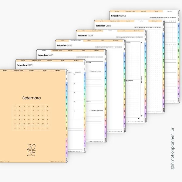 Planner Digital 2025 - Planner de Vida - Vertical (Portugais) – Image 14