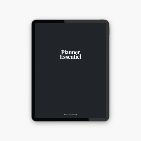 Planner digital Essentiel non daté