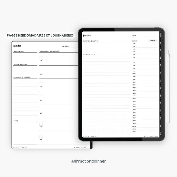 Planner digital Essentiel non daté – Image 5