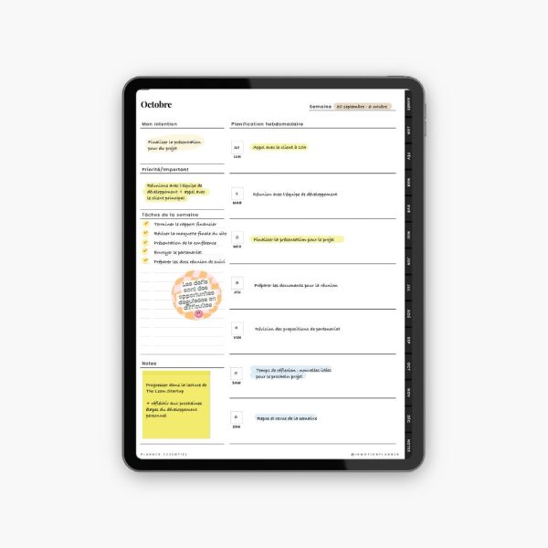 Planner digital Essentiel non daté – Image 2