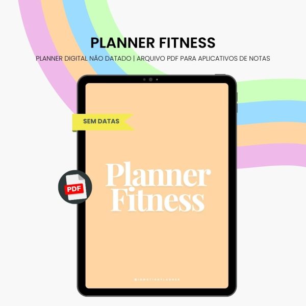 Planner Fitness Digital - Planner de Treino e Bem-Estar (Portugais) – Image 3