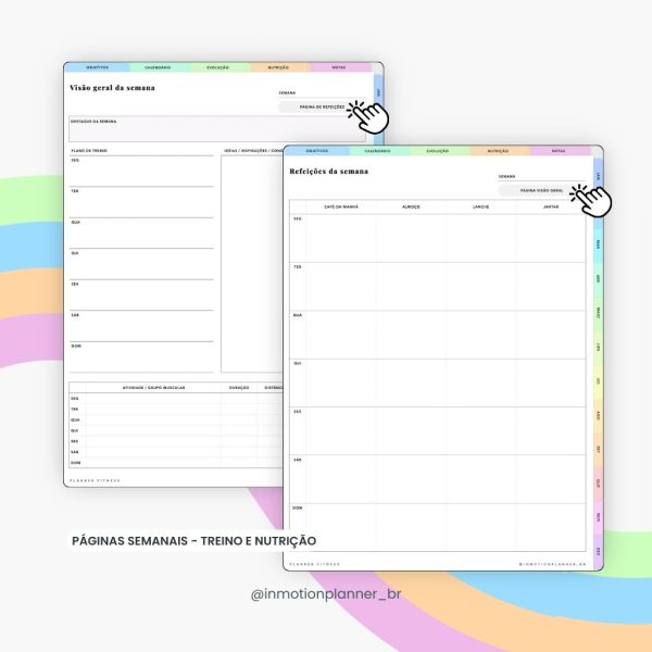 Planner Fitness Digital - Planner de Treino e Bem-Estar (Portugais) – Image 6