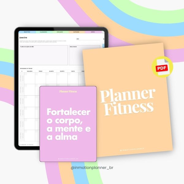 Planner Fitness Digital - Planner de Treino e Bem-Estar (Portugais) – Image 4