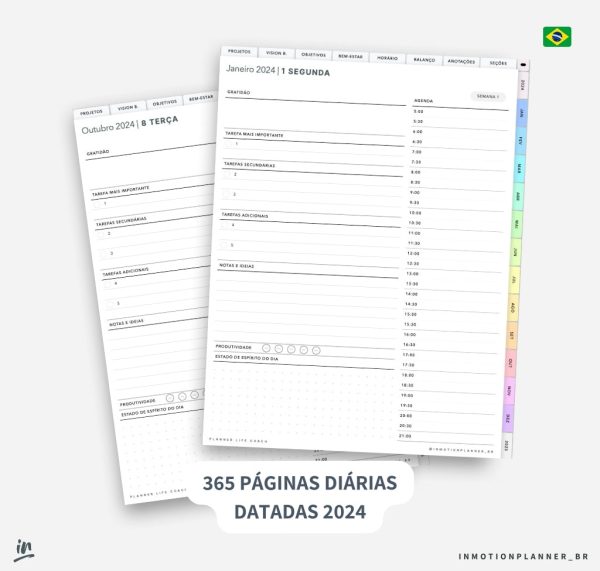 Planner Life Coach 2024 (Portugais) – Image 15