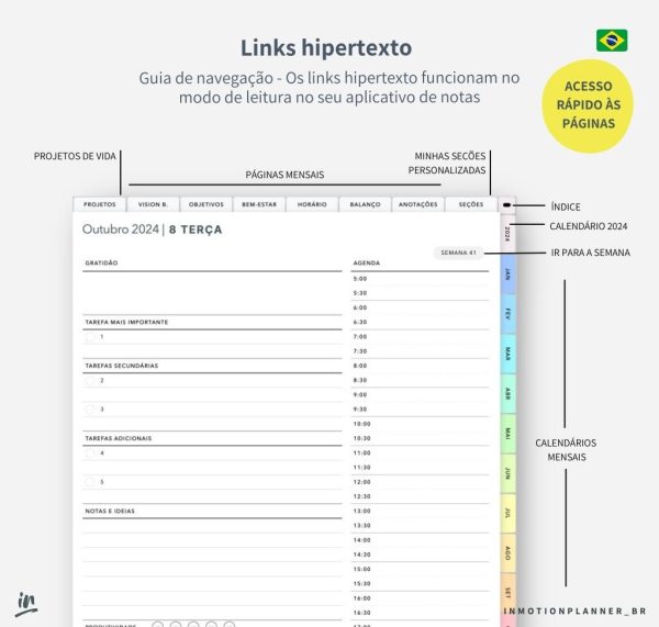 Planner Life Coach 2024 (Portugais) – Image 19