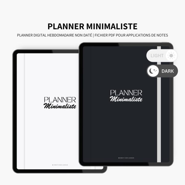 Planner Minimaliste non daté - 52 semaines – Image 5