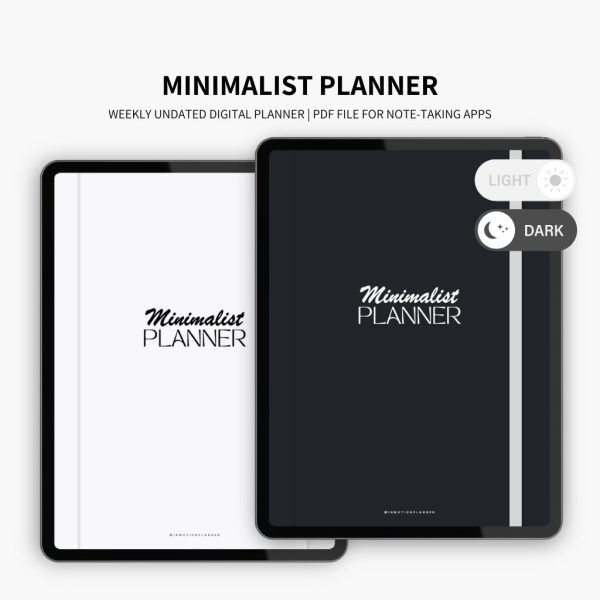 Planner Minimaliste non daté - 52 semaines – Image 10