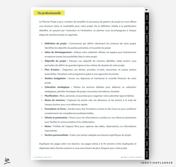 Planner Projet – Image 6